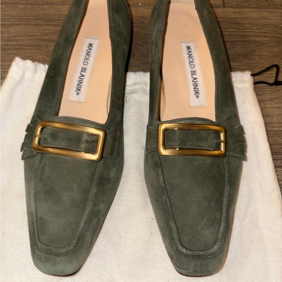 Manolo Blahnik loafers size 37.5 - Picture 2 of 3